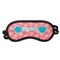 Coral & Teal Sleeping Eye Masks - Front View