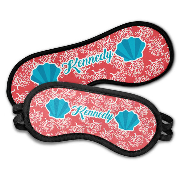 Coral & Teal Sleeping Eye Masks - PARENT