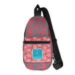 Coral & Teal Sling Bag (Personalized)