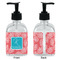 Coral & Teal Glass Soap/Lotion Dispenser - Approval