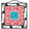 Coral & Teal Square Trivet (Personalized)