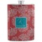 Coral & Teal Stainless Steel Flask