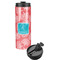 Coral & Teal Stainless Steel Tumbler