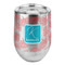 Coral & Teal Stemless Wine Tumbler - Full Print - Front/Main