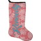 Coral & Teal Stocking - Single-Sided