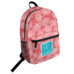 Coral & Teal Student Backpack (Personalized)