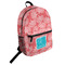 Coral & Teal Student Backpack (Personalized)