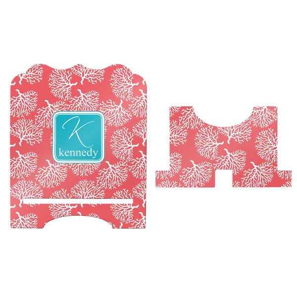 Coral & Teal Stylized Tablet Stand - Apvl