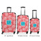 Coral & Teal Suitcase Set 1 - APPROVAL