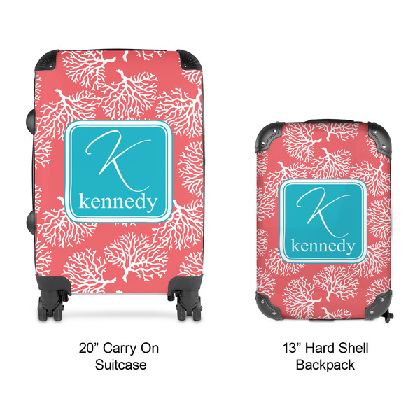 Coral & Teal Suitcase Set 4 - APPROVAL