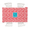 Coral & Teal Tablecloths (58"x102") - MAIN (top view)