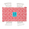 Coral & Teal Tablecloth - 58"x102" (Personalized)