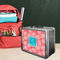 Coral & Teal Tin Lunchbox - LIFESTYLE