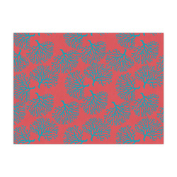 Coral & Teal Tissue Paper Sheets - Large - Heavyweight
