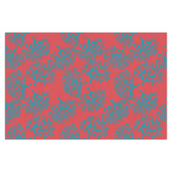 Coral & Teal Tissue Paper Sheets - X-Large - Heavyweight
