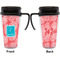 Coral & Teal Travel Mug with Black Handle - Approval