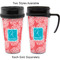 Coral & Teal Travel Mugs - with & without Handle
