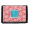 Coral & Teal Trifold Wallet (Personalized)