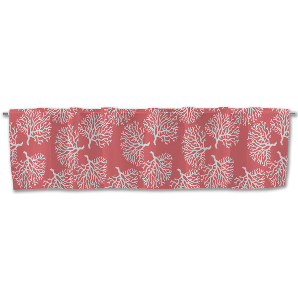 Coral & Teal Valance - Front