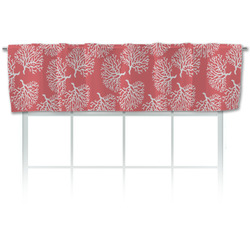Coral & Teal Valance