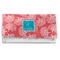 Coral & Teal Vinyl Checkbook Cover (Personalized)