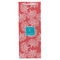 Coral & Teal Wine Gift Bag - Gloss - Front
