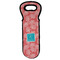 Coral & Teal Wine Tote Bag (Personalized)