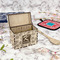 Coral & Teal Wood Recipe Boxes - Lifestyle