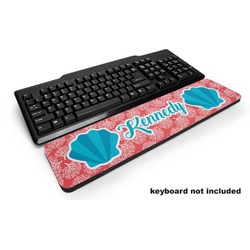 Coral & Teal Keyboard Wrist Rest (Personalized)