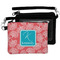 Coral & Teal Wristlet ID Cases - MAIN