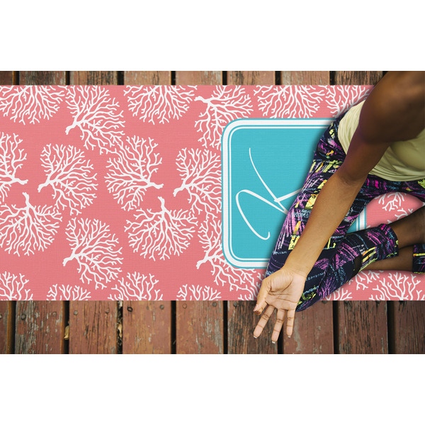Coral & Teal Yoga Mats - LIFESTYLE