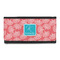 Coral & Teal Leatherette Ladies Wallet (Personalized)