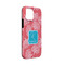 Coral & Teal iPhone Case - Rubber Lined - iPhone 13 Mini (Personalized)