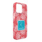 Coral & Teal iPhone 13 Pro Max Case -  Angle