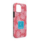 Coral & Teal iPhone Case - Rubber Lined - iPhone 13 Pro (Personalized)