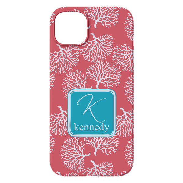Coral & Teal iPhone 14 Pro Max Case - Back