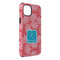 Coral & Teal iPhone 14 Pro Max Tough Case - Angle