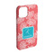 Coral & Teal iPhone Case - Plastic - iPhone 15 (Personalized)