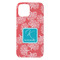 Coral & Teal iPhone 15 Plus Case - Back