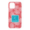 Coral & Teal iPhone 15 Pro Case - Back