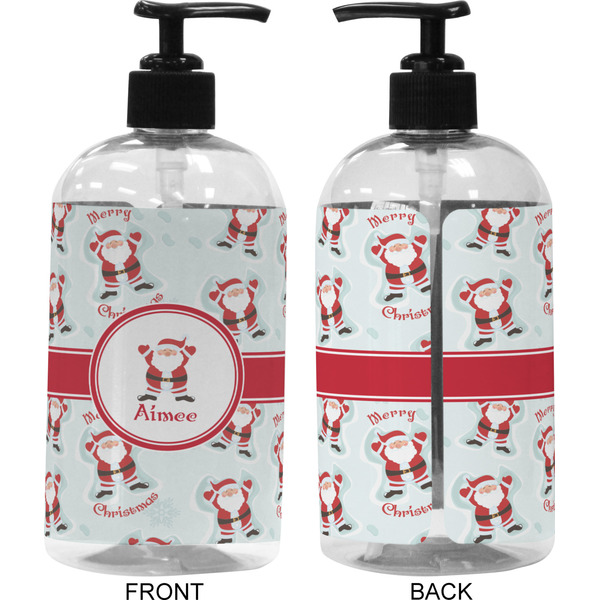 Santa Claus 16 oz Plastic Liquid Dispenser (Approval)
