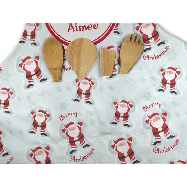Santa Claus Apron - Pocket Detail with Props
