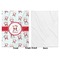 Santa Claus Baby Blanket (Single Side - Printed Front, White Back)
