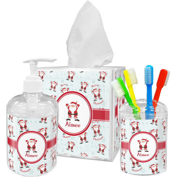 Santa Claus Bathroom Accessories Set (Personalized)