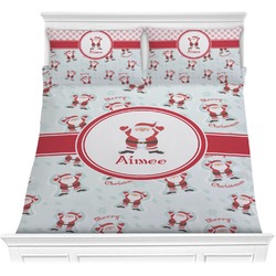 Santa Clause Making Snow Angels Comforters (Personalized)