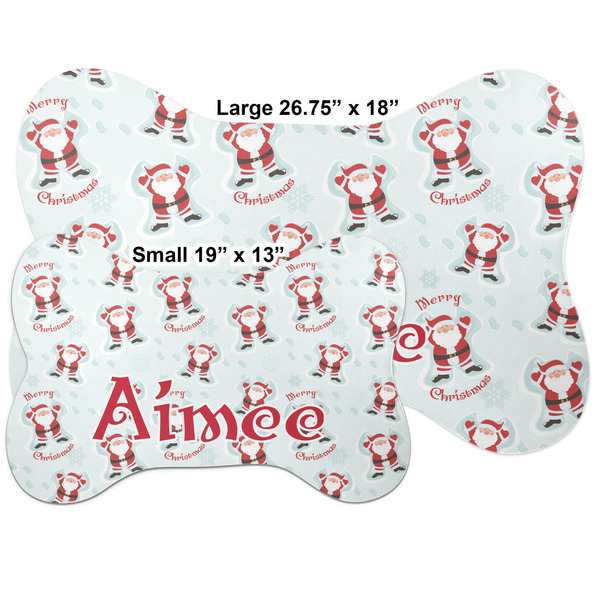 Santa Claus Bone Shaped Mat Comparison