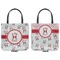 Santa Claus Canvas Tote - Front and Back
