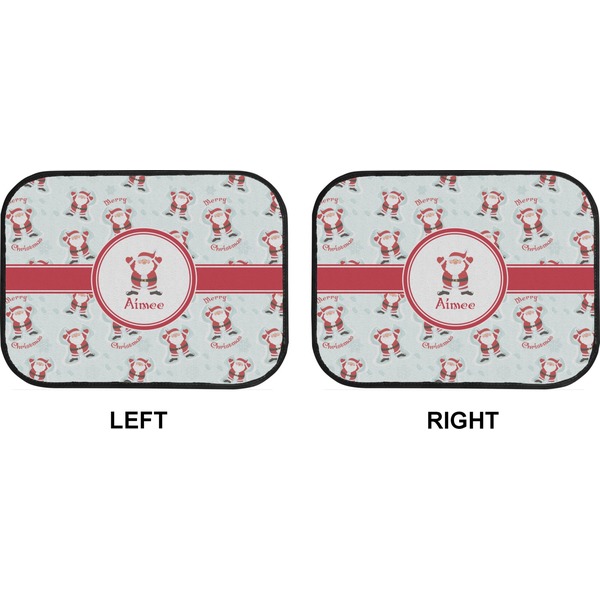 Santa Claus Car Floor Mats (Back Seat) (Approval)