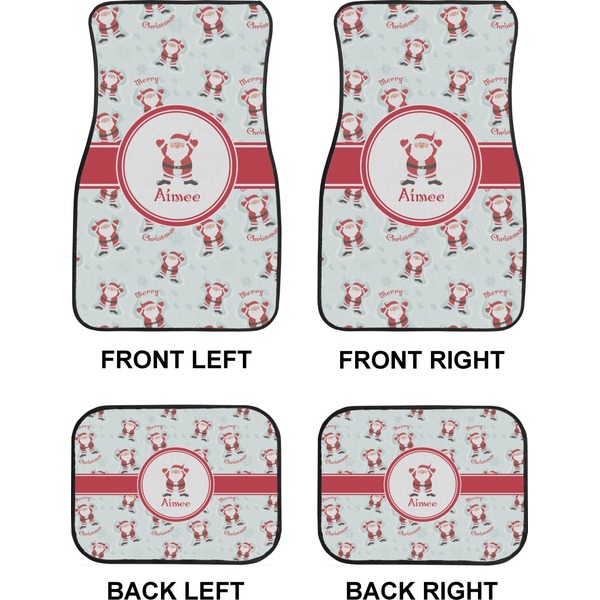 Santa Claus Car Floor Mats Set (2F + 2B)