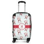Santa Clause Making Snow Angels Suitcase (Personalized)